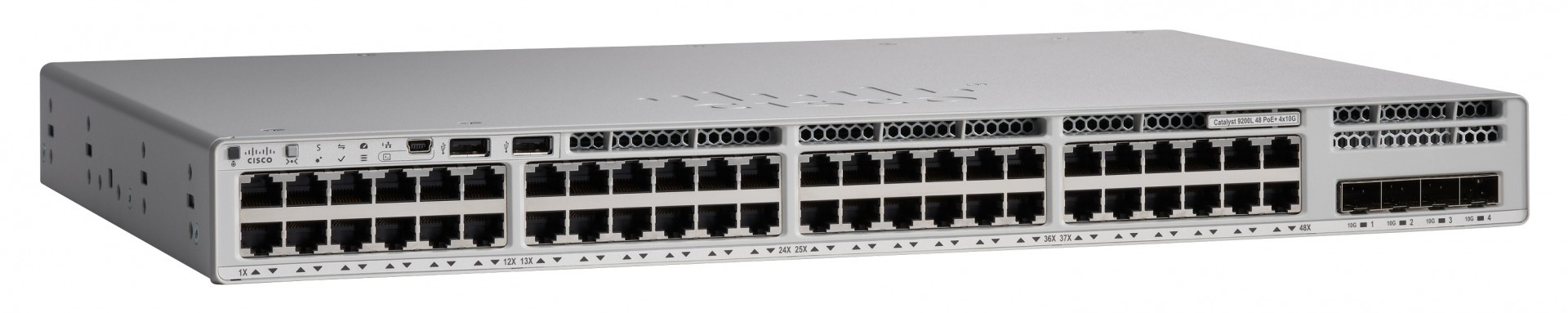 CISCO Cisco C9200L-48PXG-4X-E switch di rete Gestito L2/L3 Gigabit Ethernet (10/100/1000) Supporto Power over Ethernet (PoE) Grigio - RETI | TecnoCARE.net Sabaudia, Latina, Terracina, San Felice Circeo e Pontinia