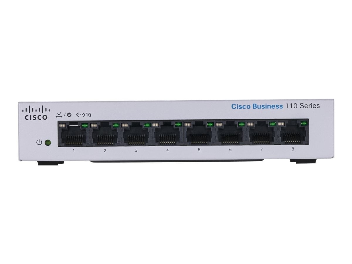 CISCO Cisco CBS110-8T-D-EU Unmanaged 8-port GE, Desktop, Ext PS - RETI | TecnoCARE.net Sabaudia, Latina, Terracina, San Felice Circeo e Pontinia