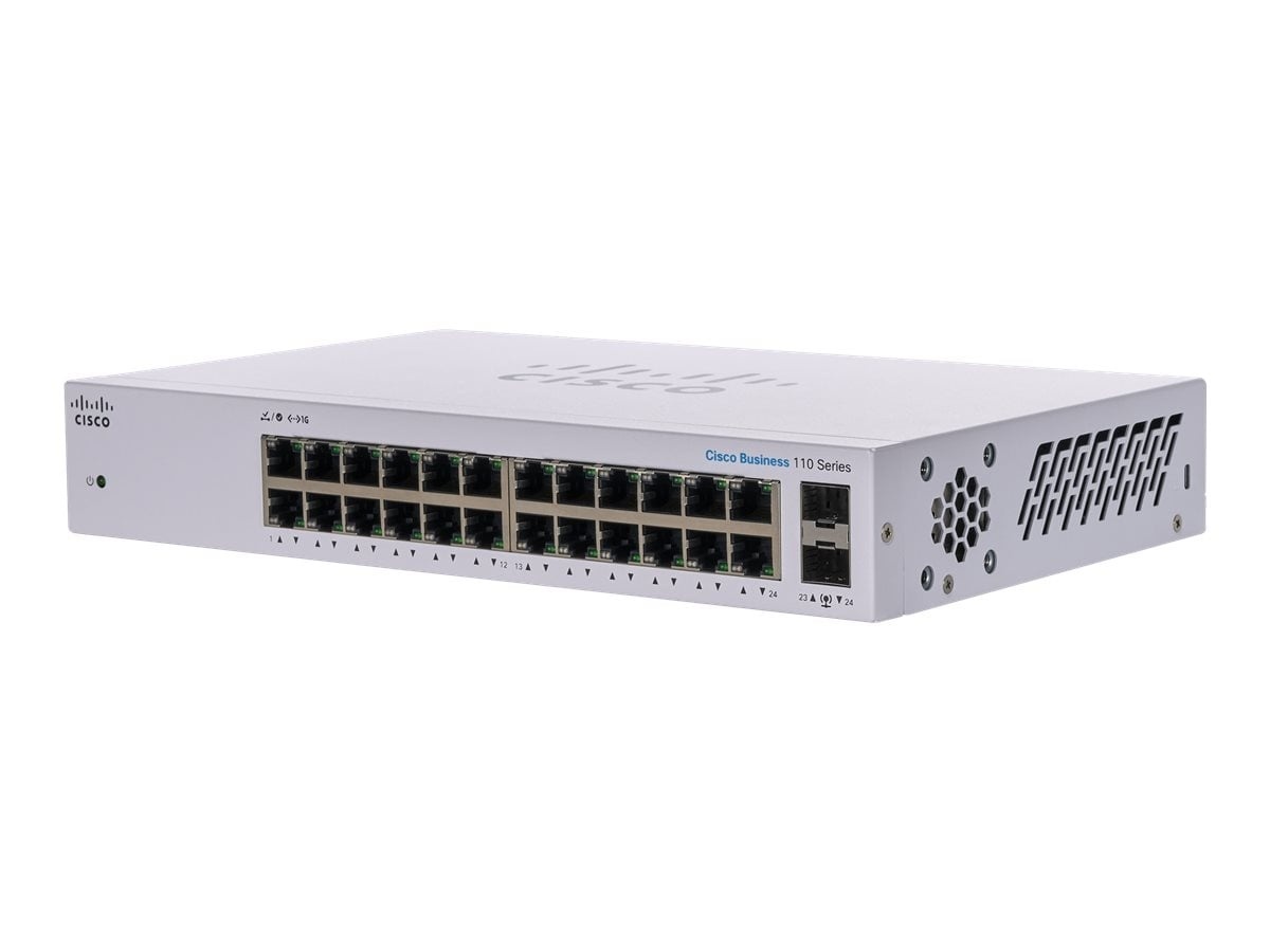CISCO Cisco CBS110-24T-EU Unmanaged 24-port GE, 2x1G SFP Shared - RETI | TecnoCARE.net Sabaudia, Latina, Terracina, San Felice Circeo e Pontinia