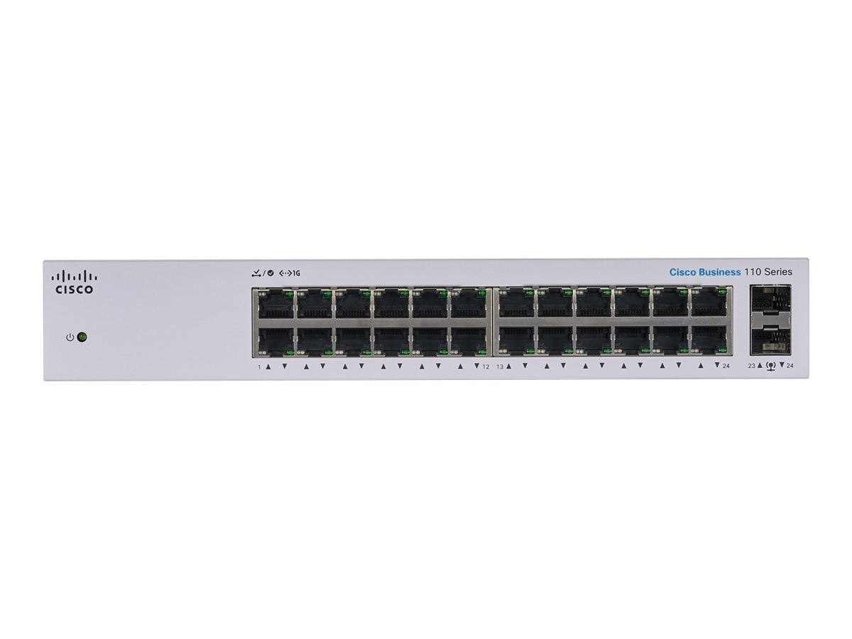 CISCO Cisco CBS110-24T-EU Unmanaged 24-port GE, 2x1G SFP Shared - RETI | TecnoCARE.net Sabaudia, Latina, Terracina, San Felice Circeo e Pontinia