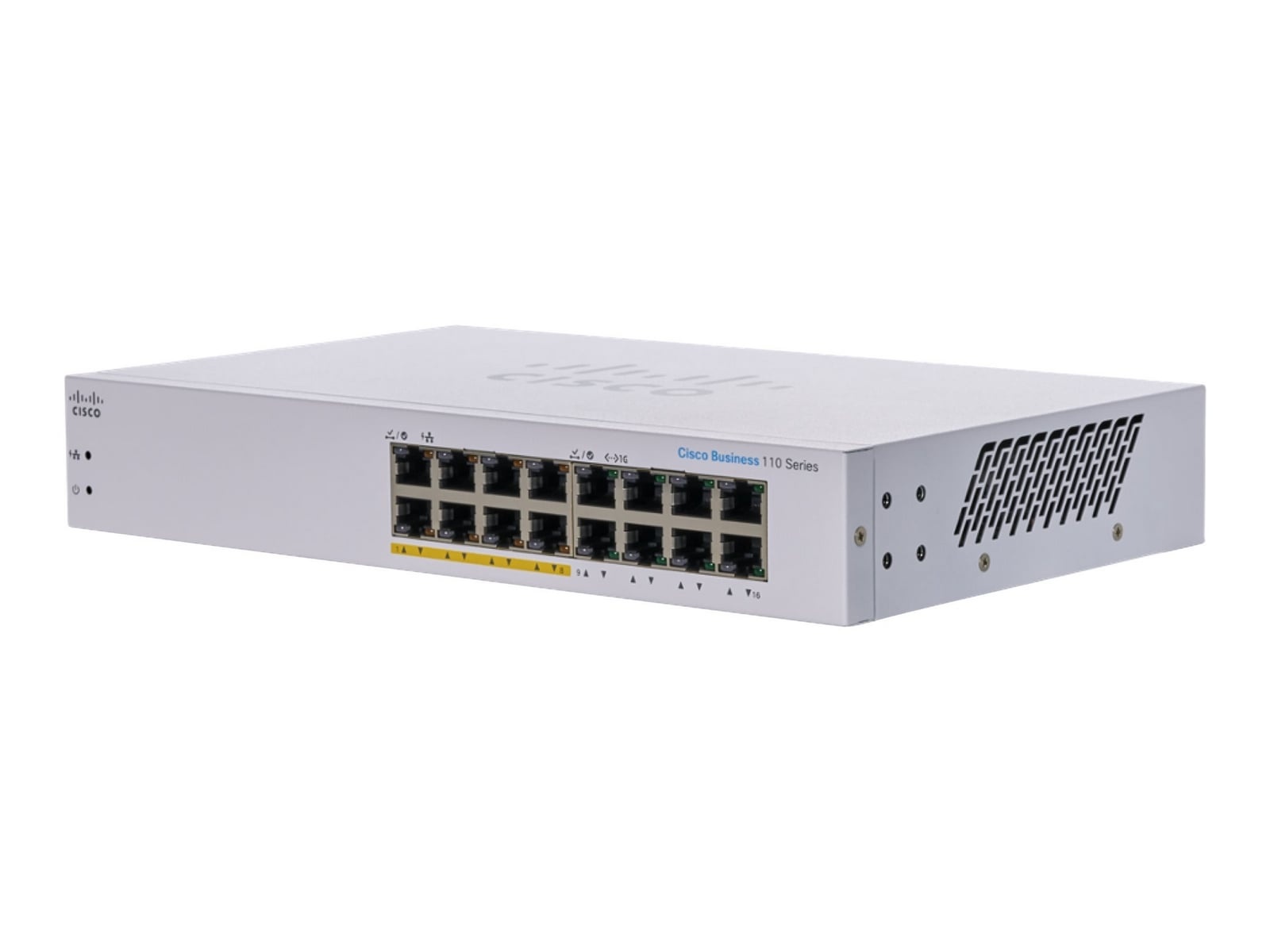 CISCO Cisco CBS110-16PP-EU Unmanaged 16-port GE, (8 support PoE with 64W power budget) - RETI | TecnoCARE.net Sabaudia, Latina, Terracina, San Felice Circeo e Pontinia
