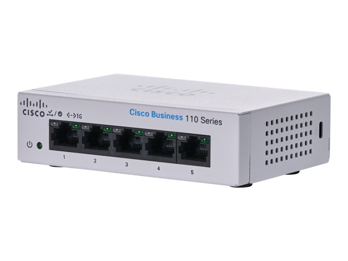 CISCO Cisco CBS110-5T-D-EU Unmanaged 5-port GE, Desktop, Ext PS - RETI | TecnoCARE.net Sabaudia, Latina, Terracina, San Felice Circeo e Pontinia