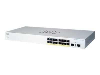 CISCO Cisco CBS220-16P-2G Gestito L2 Gigabit Ethernet (10/100/1000) Supporto Power over Ethernet (PoE) Bianco - RETI | TecnoCARE.net Sabaudia, Latina, Terracina, San Felice Circeo e Pontinia