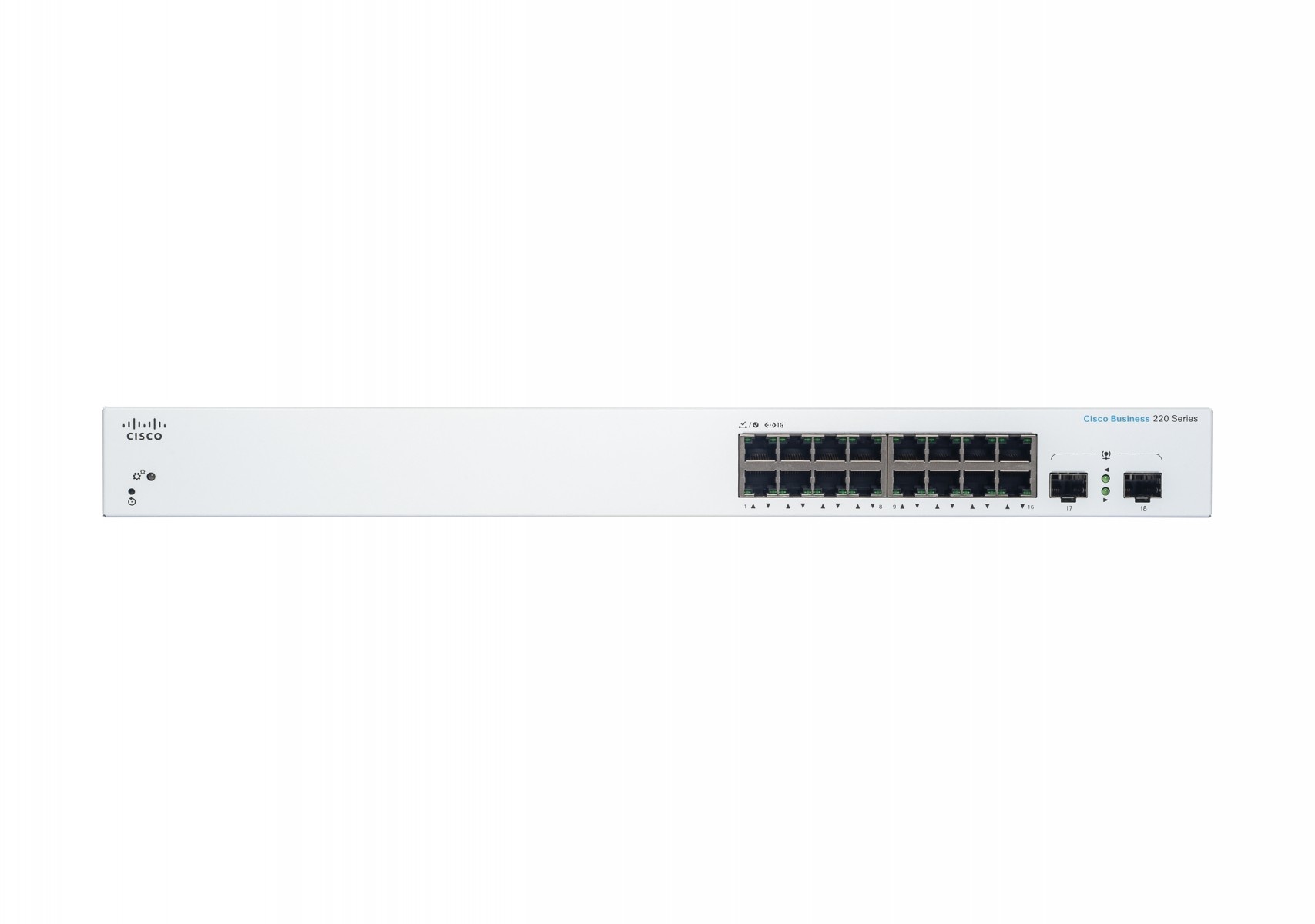 CISCO Cisco CBS220-16T-2G Gestito L2 Gigabit Ethernet (10/100/1000) Bianco - RETI | TecnoCARE.net Sabaudia, Latina, Terracina, San Felice Circeo e Pontinia
