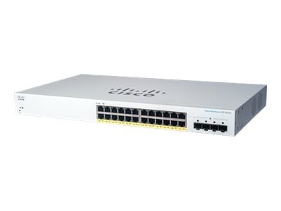 CISCO Cisco CBS220-24P-4G Gestito L2 Gigabit Ethernet (10/100/1000) Supporto Power over Ethernet (PoE) 1U Bianco - RETI | TecnoCARE.net Sabaudia, Latina, Terracina, San Felice Circeo e Pontinia