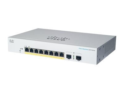 CISCO Cisco CBS220-8FP-E-2G-EU Smart 8-port GE, Full PoE+ 130W, Ext PS, 2x1G SFP - RETI | TecnoCARE.net Sabaudia, Latina, Terracina, San Felice Circeo e Pontinia