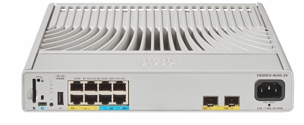 CISCO Cisco Catalyst C9200CX-8UXG-2X-A switch di rete Gestito L2/L3 Supporto Power over Ethernet (PoE) Grigio - RETI | TecnoCARE.net Sabaudia, Latina, Terracina, San Felice Circeo e Pontinia