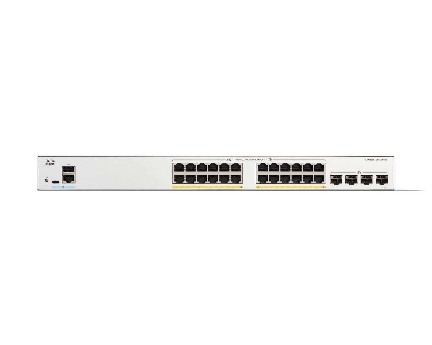 CISCO Cisco C1300-24P-4X Switch PoE gestito a 24 porte con 4x10GE SFP+ - RETI | TecnoCARE.net Sabaudia, Latina, Terracina, San Felice Circeo e Pontinia