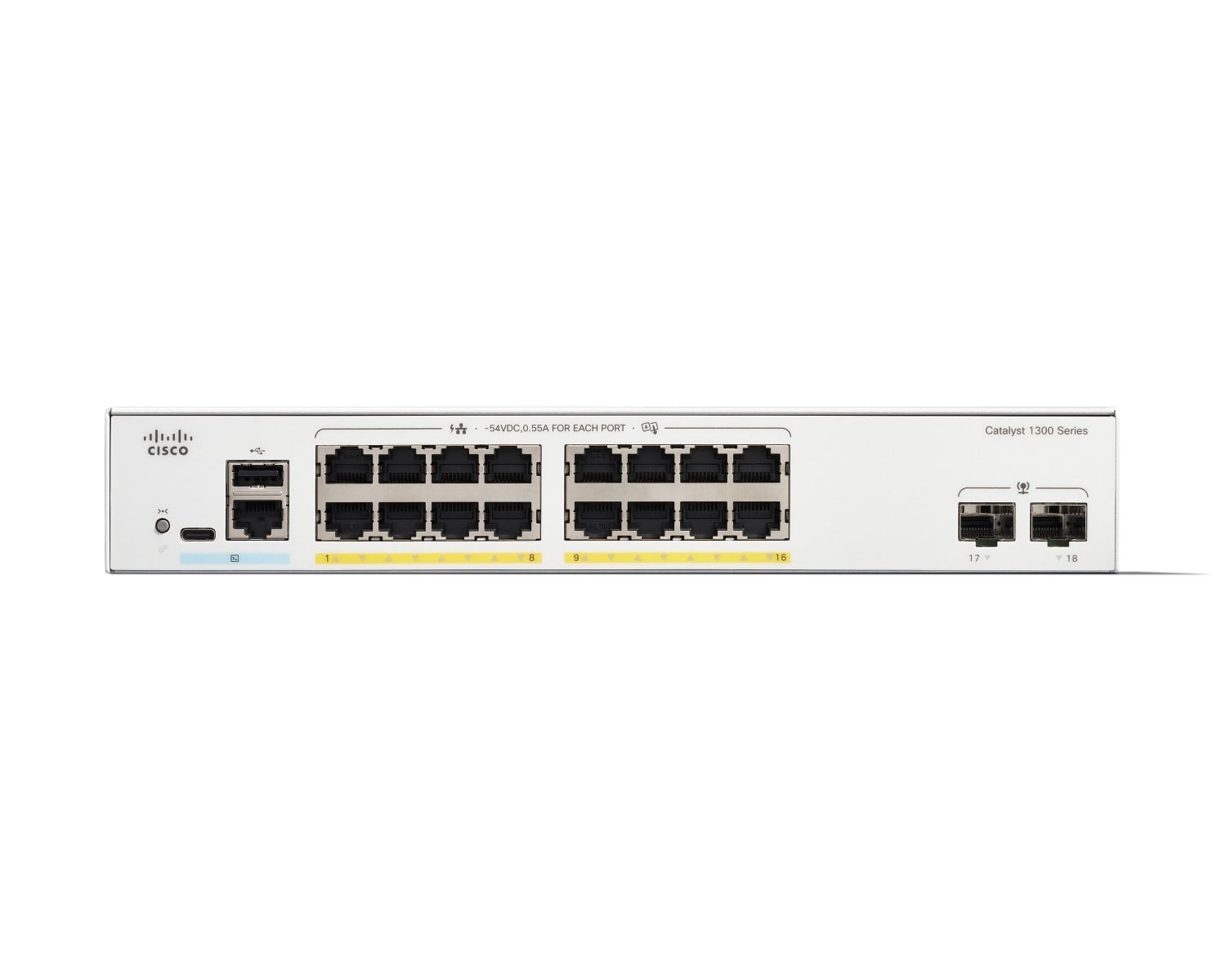 CISCO Cisco C1300-16FP-2G switch di rete Gestito L2/L3 Gigabit Ethernet (10/100/1000) Bianco - RETI | TecnoCARE.net Sabaudia, Latina, Terracina, San Felice Circeo e Pontinia