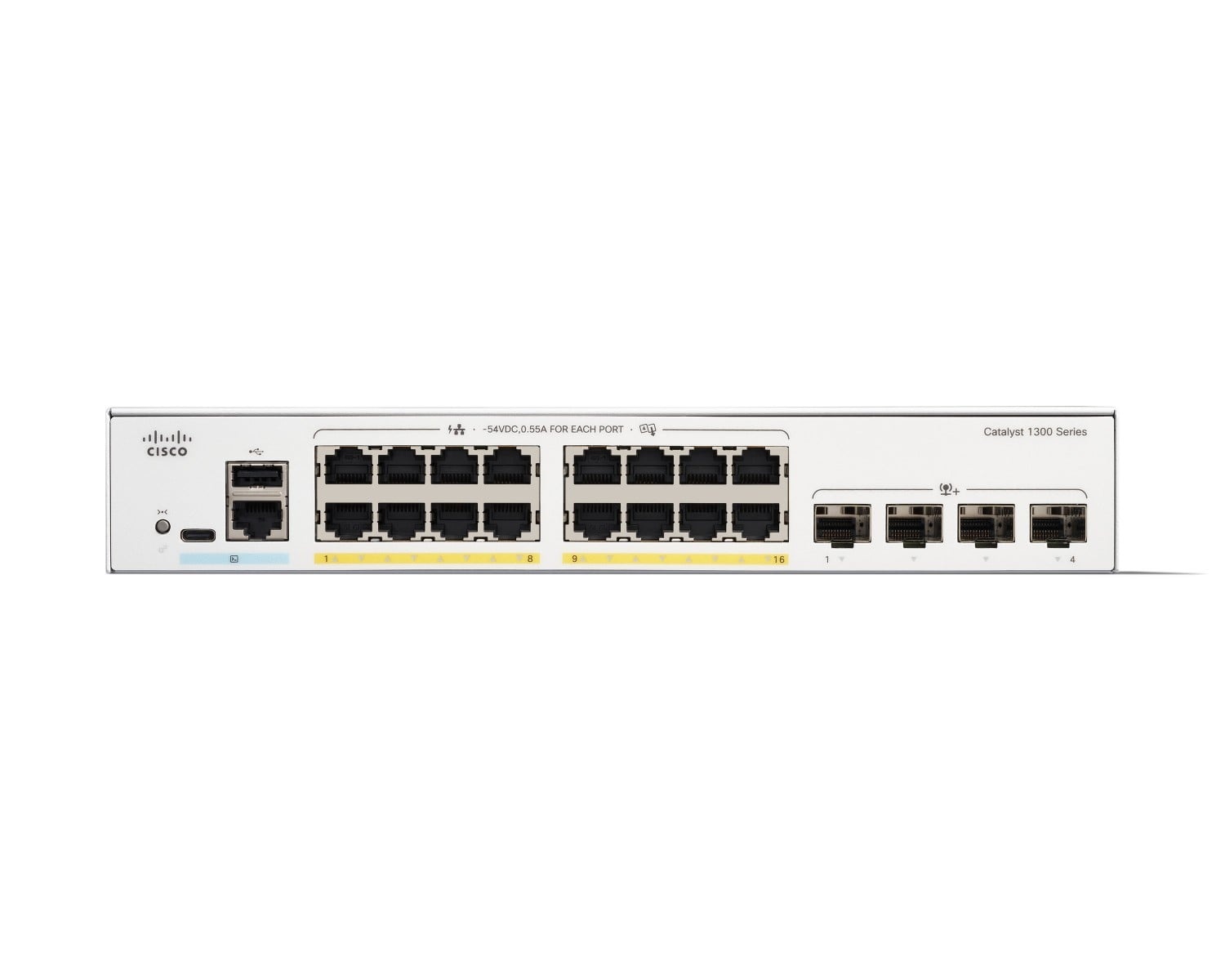 CISCO Cisco C1300-16P-4X switch di rete Gestito L2/L3 Gigabit Ethernet (10/100/1000) Bianco - RETI | TecnoCARE.net Sabaudia, Latina, Terracina, San Felice Circeo e Pontinia