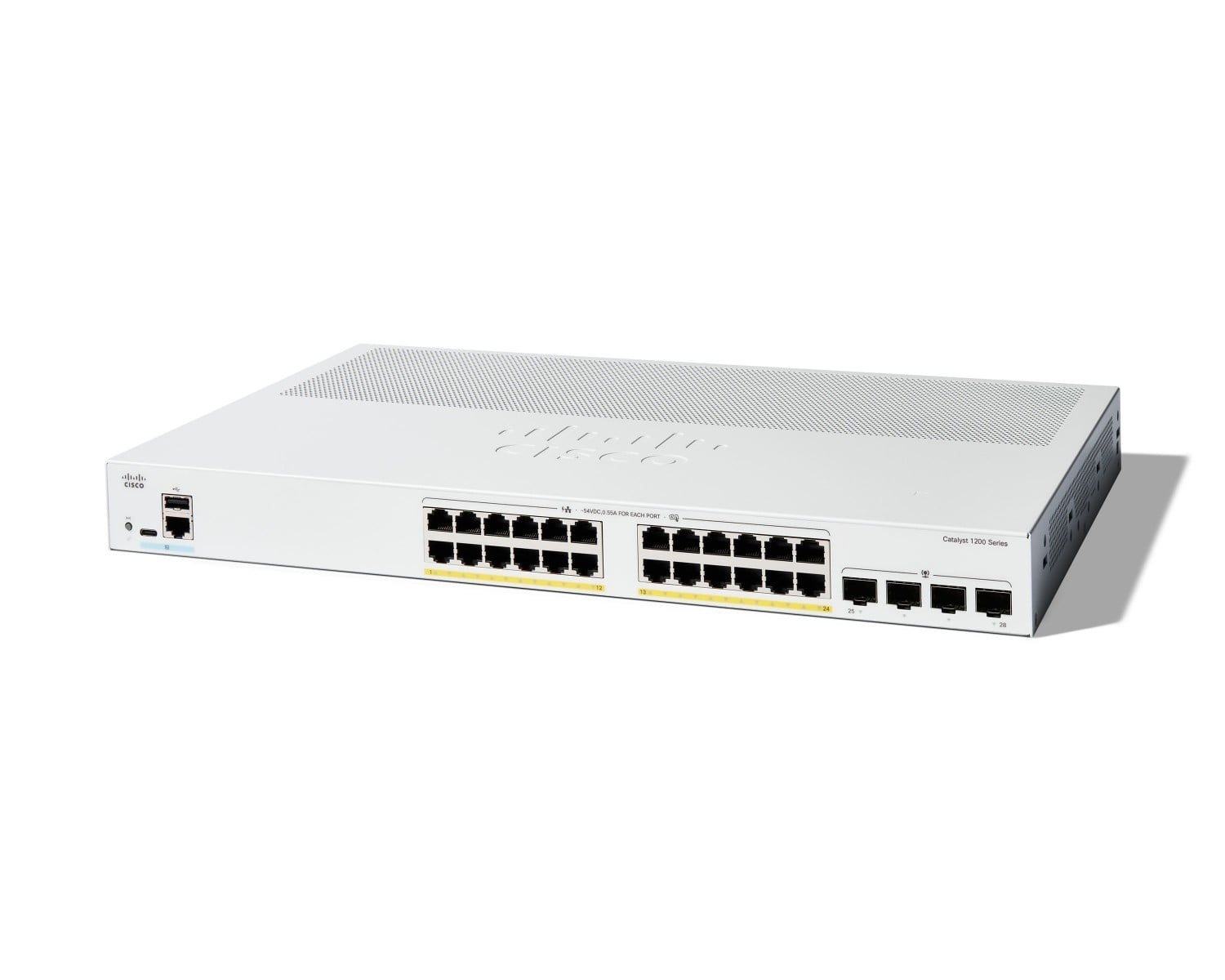 CISCO Cisco Catalyst 1200 Gestito L2 Gigabit Ethernet (10/100/1000) Supporto Power over Ethernet (PoE) 1U Bianco - RETI | TecnoCARE.net Sabaudia, Latina, Terracina, San Felice Circeo e Pontinia