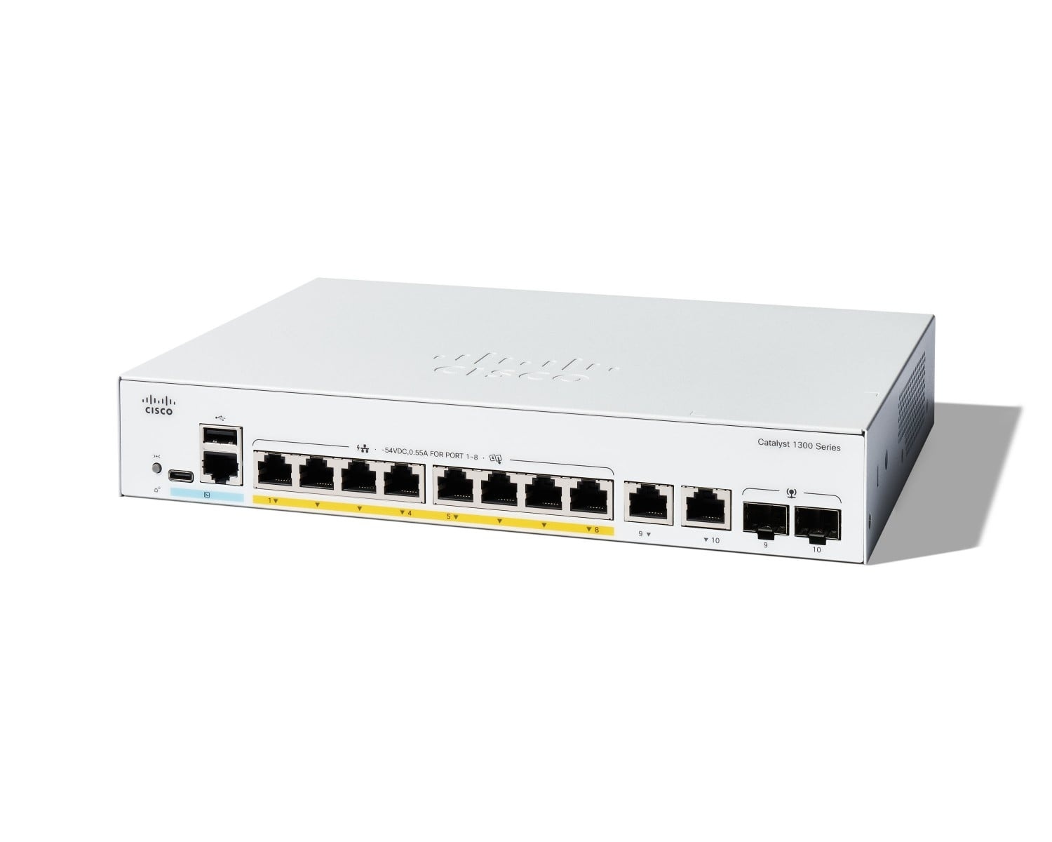 CISCO Cisco C1300-8P-E-2G Switch Gigabit PoE Gestito con 8 Porte e Protezione a Vita - RETI | TecnoCARE.net Sabaudia, Latina, Terracina, San Felice Circeo e Pontinia