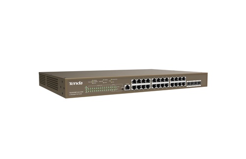 TENDA TENDA SWITCH L3 MANAGED POE SWITCH 24 PORTE 10/100/1000 BASE-T ETHERNET - 4 PORTE 1000 BASE-X SFP -1 - SWITCH E HUB | TecnoCARE.net Sabaudia, Latina, Terracina, San Felice Circeo e Pontinia