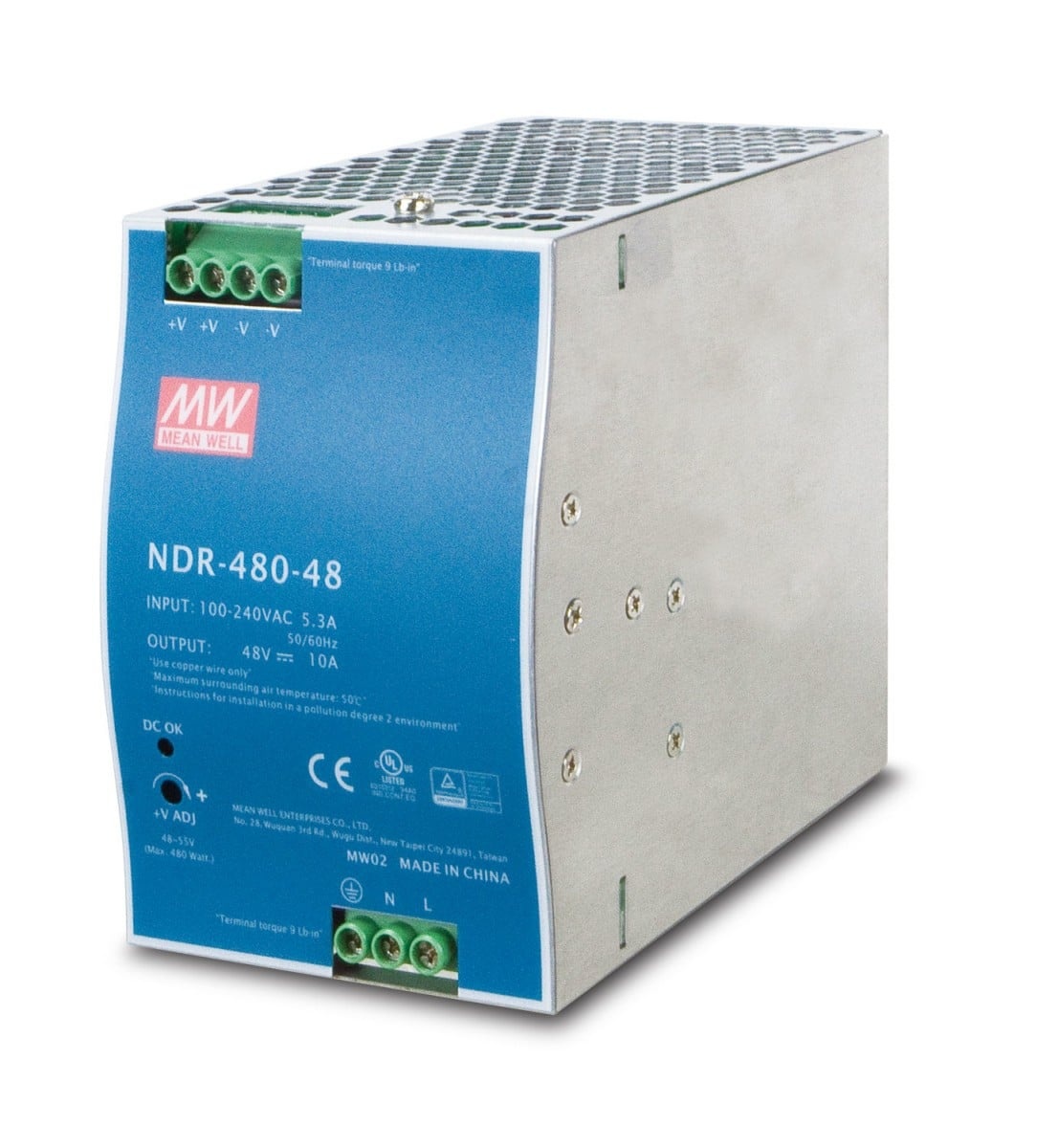 PLANET PLANET PWR-480-48 alimentatore per computer 480 W Blu, Grigio - BATTERIE E ALIMENTATORI | TecnoCARE.net Sabaudia, Latina, Terracina, San Felice Circeo e Pontinia