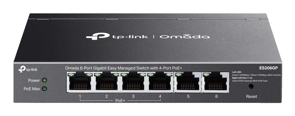 TP-LINK TP-Link ES206GP Switch 6xGE (4xPoE+) - RETI | TecnoCARE.net Sabaudia, Latina, Terracina, San Felice Circeo e Pontinia
