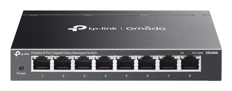 TP-LINK TP-Link Omada ES208G switch di rete Gestito L2 Gigabit Ethernet (10/100/1000) Nero - RETI | TecnoCARE.net Sabaudia, Latina, Terracina, San Felice Circeo e Pontinia
