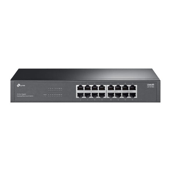 TP-LINK TP-Link LS1016G switch di rete Non gestito Gigabit Ethernet (10/100/1000) Nero - RETI | TecnoCARE.net Sabaudia, Latina, Terracina, San Felice Circeo e Pontinia