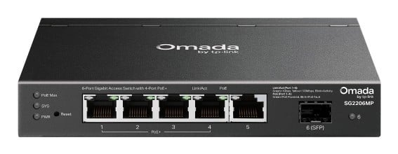 TP-LINK TP-Link SG2206MP switch di rete L2 Gigabit Ethernet (10/100/1000) Supporto Power over Ethernet (PoE) - RETI | TecnoCARE.net Sabaudia, Latina, Terracina, San Felice Circeo e Pontinia