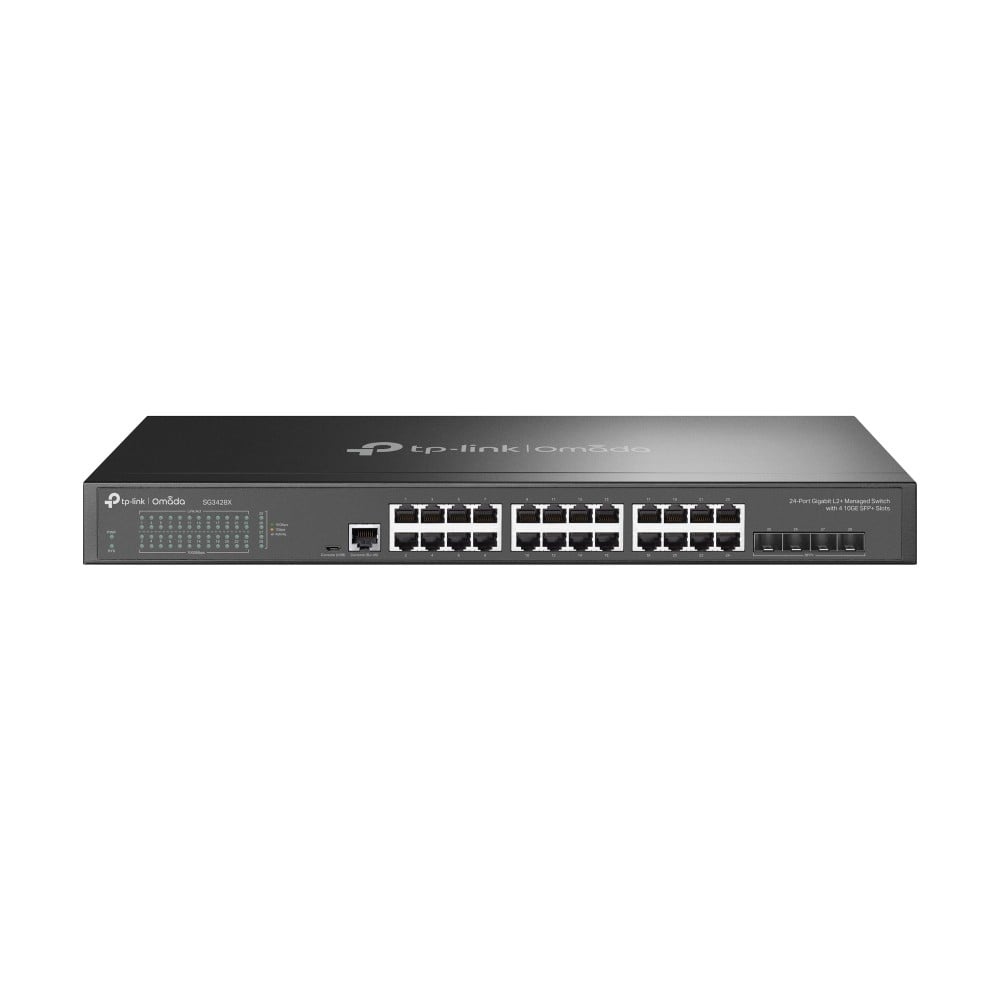 TP-LINK TP-Link SG3428X (TL-SG3428X) JetStream™ 24-Port Gigabit L2+ Managed Switch with 4 10GE SFP+ Slots - RETI | TecnoCARE.net Sabaudia, Latina, Terracina, San Felice Circeo e Pontinia