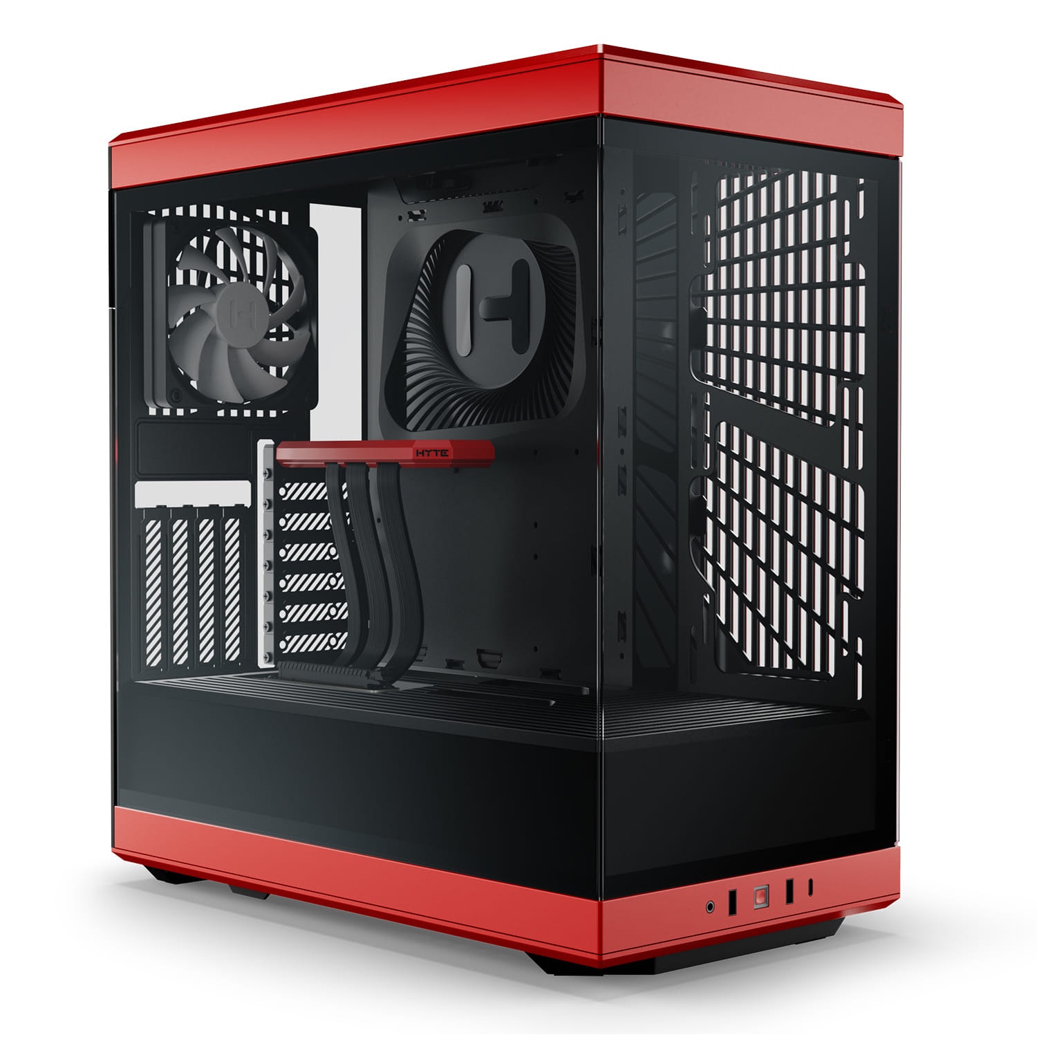 HYTE HYTE Y40 Black Cherry - Rosso/Nero - CASE | TecnoCARE.net Sabaudia, Latina, Terracina, San Felice Circeo e Pontinia