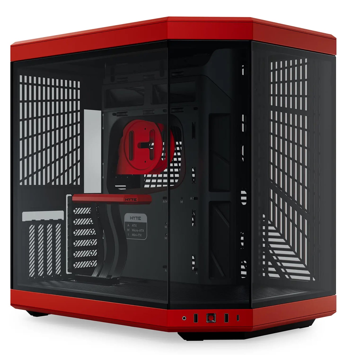 HYTE HYTE Y70 Black Cherry - Rosso/Nero - CASE | TecnoCARE.net Sabaudia, Latina, Terracina, San Felice Circeo e Pontinia