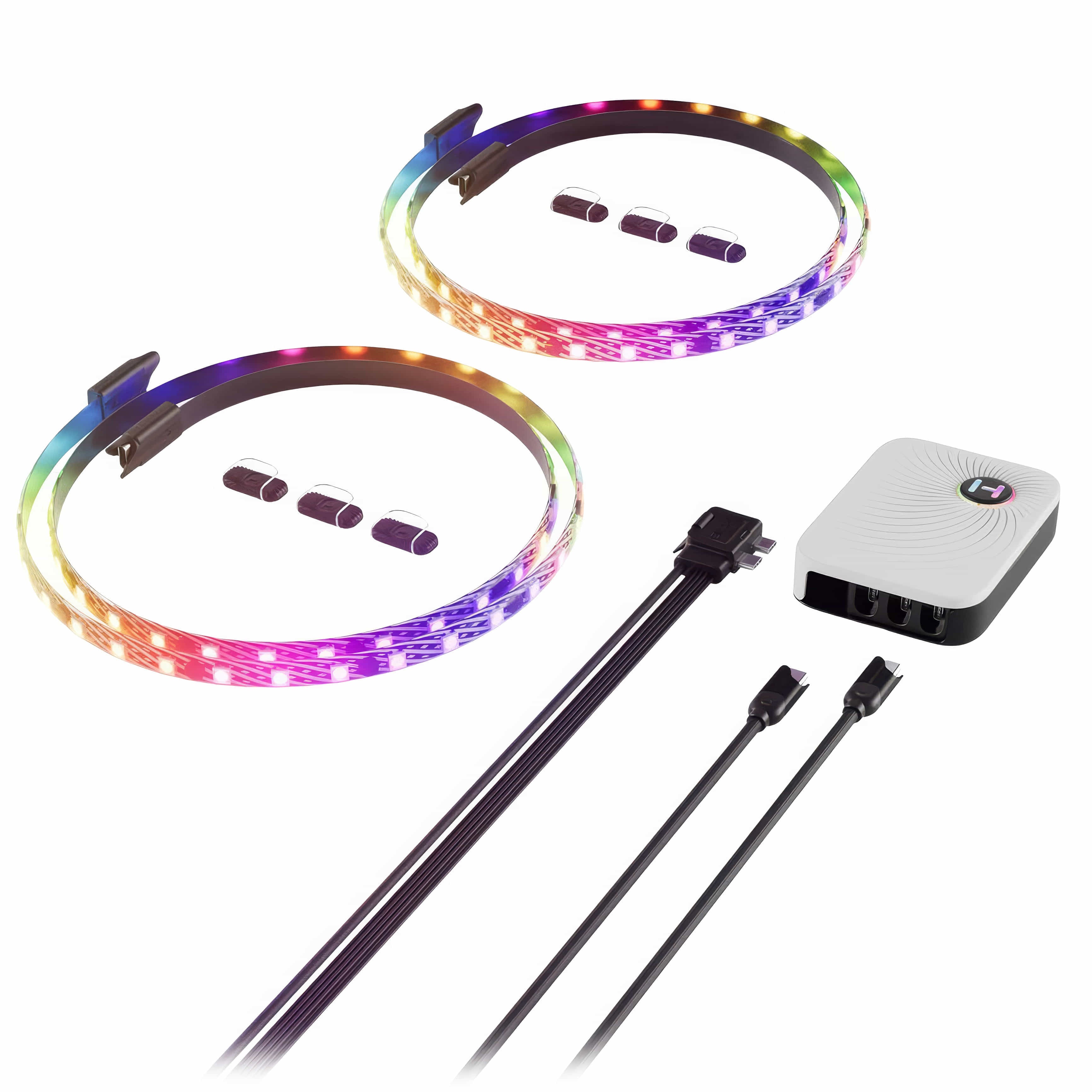 HYTE HYTE LS30 qRGB Light Strips, Kit 2 pezzi + NP50 - 1000 mm - ACCESSORI GAMING | TecnoCARE.net Sabaudia, Latina, Terracina, San Felice Circeo e Pontinia