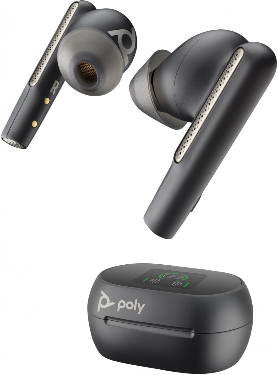 HP POLY HP Poly Voyager Free 60+ UC M Carbon Black Earbuds +BT700 USB-C Adapter +Touchscreen Charge Case Auricolare Wireless In-ear Musica e Chiamate USB tipo-C Bluetoo - AUDIO E CUFFIE PORTATILI | TecnoCARE.net Sabaudia, Latina, Terracina, San Felice Circeo e Pontinia