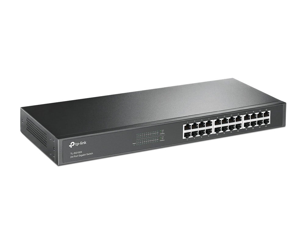TP-LINK TP-Link TL-SG1024 switch di rete Non gestito L2 Gigabit Ethernet (10/100/1000) Nero - RETI | TecnoCARE.net Sabaudia, Latina, Terracina, San Felice Circeo e Pontinia