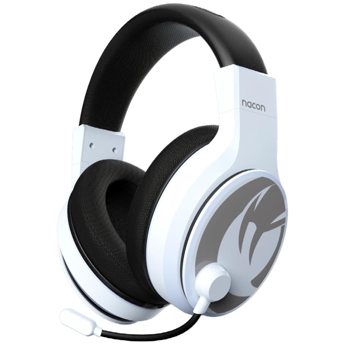 NACON NACON CUFFIE GAMING  GH-120W PC/PS4/XB1, BIANCHE - CUFFIE E MICROFONI | TecnoCARE.net Sabaudia, Latina, Terracina, San Felice Circeo e Pontinia