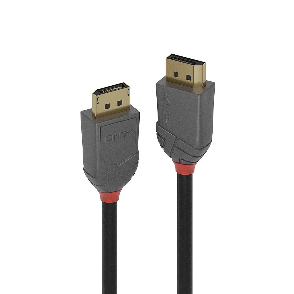 LINDY LINDY CAVO DISPLAYPORT 1.4 ANTHRA LINE, 1M - CAVI HDMI/VGA/DVI/DP | TecnoCARE.net Sabaudia, Latina, Terracina, San Felice Circeo e Pontinia