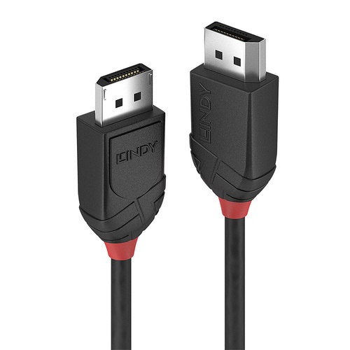 LINDY LINDY CAVO DISPLAYPORT 1.2 BLACK LINE 1.5M - CAVI HDMI/VGA/DVI/DP | TecnoCARE.net Sabaudia, Latina, Terracina, San Felice Circeo e Pontinia