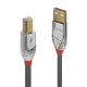 LINDY LINDY CAVO USB 2.0 A/B CROMO LINE 3M - CAVI USB | TecnoCARE.net Sabaudia, Latina, Terracina, San Felice Circeo e Pontinia
