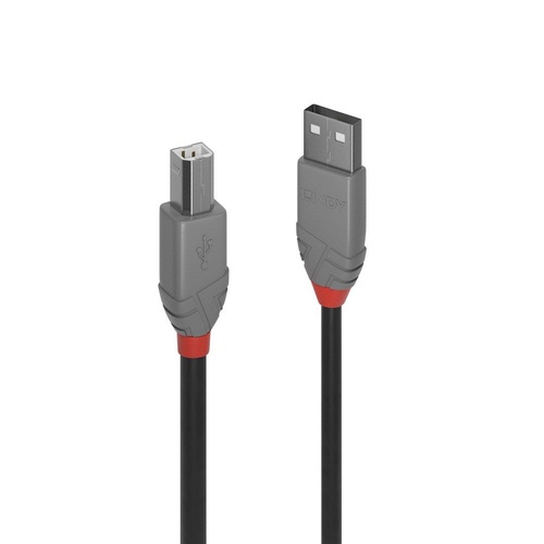 LINDY LINDY CAVO USB 2.0 A/B ANTHRA LINE, 1M - CAVI USB | TecnoCARE.net Sabaudia, Latina, Terracina, San Felice Circeo e Pontinia