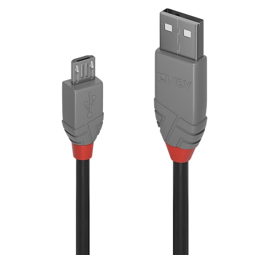 LINDY LINDY CAVO USB 2.0 TIPO A A MICRO B ANTHRA LINE, 0.5M - CAVI USB | TecnoCARE.net Sabaudia, Latina, Terracina, San Felice Circeo e Pontinia