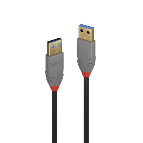 LINDY LINDY CAVO USB ANTHRA LINE 3.0 TIPO A MASCHIO A A MASCHIO 0.5 MT DOPPIA SCHERMATA GUSCIO PVC  10 ANNI DI GARANZIA - CAVI USB | TecnoCARE.net Sabaudia, Latina, Terracina, San Felice Circeo e Pontinia