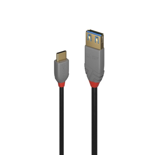 LINDY LINDY CAVO ADATTATORE USB 3.1 TIPO C/A ANTHRA LINE, 15CM - ADATTATORI | TecnoCARE.net Sabaudia, Latina, Terracina, San Felice Circeo e Pontinia