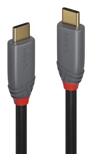 LINDY Cavo USB 3.2 Tipo C Anthra Line, 10Gbps, PD 100W , 7m - CAVI USB | TecnoCARE.net Sabaudia, Latina, Terracina, San Felice Circeo e Pontinia