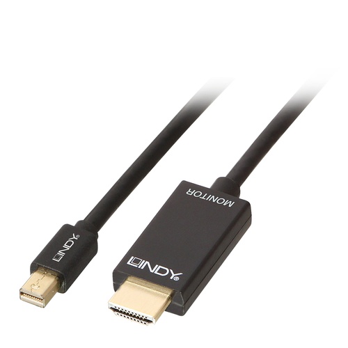LINDY LINDY CAVO MINI DISPLAYPORT A HDMI 4K30, 2M - CAVI HDMI/VGA/DVI/DP | TecnoCARE.net Sabaudia, Latina, Terracina, San Felice Circeo e Pontinia