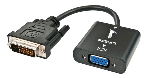 LINDY LINDY ADATTATORE DVI-D A VGA  HDCP) - ADATTATORI | TecnoCARE.net Sabaudia, Latina, Terracina, San Felice Circeo e Pontinia