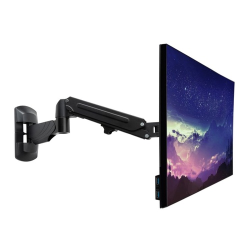 LINDY Supporto a parete per display con braccio a gas - Nero - Montaggio a parete di un singolo display co - WALL MOUNT | TecnoCARE.net Sabaudia, Latina, Terracina, San Felice Circeo e Pontinia
