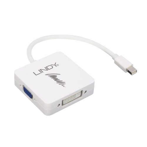 LINDY LINDY ADATTATORE MINI-DP A HDMI 4K30/DVI/VGA - ADATTATORI | TecnoCARE.net Sabaudia, Latina, Terracina, San Felice Circeo e Pontinia