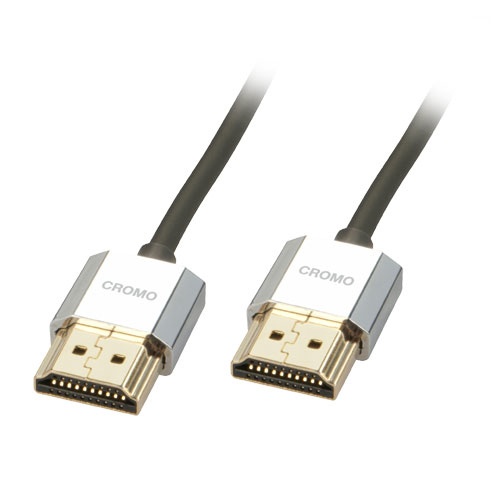 LINDY LINDY CAVO SLIM CROMO HDMI A/A 1M - CAVI USB | TecnoCARE.net Sabaudia, Latina, Terracina, San Felice Circeo e Pontinia