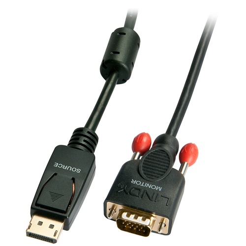 LINDY LINDY CAVO CONVERTER DP/VGA 2M - ADATTATORI | TecnoCARE.net Sabaudia, Latina, Terracina, San Felice Circeo e Pontinia