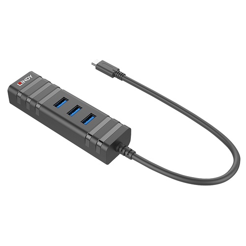 LINDY LINDY ADATTATORE USB 3.1 HUB E GIGABIT ETHERNET RJ-45 3P USB TIPO A CON USB 3.1 TIPO C - ADATTATORI | TecnoCARE.net Sabaudia, Latina, Terracina, San Felice Circeo e Pontinia