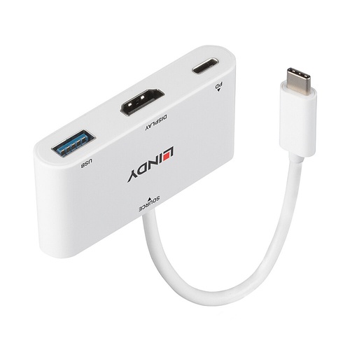 LINDY LINDY CONVERTER DA USB 3.2 TIPO C A HDMI CON PORTA USB TIPO A E POWER DELIVERY - ADATTATORI | TecnoCARE.net Sabaudia, Latina, Terracina, San Felice Circeo e Pontinia