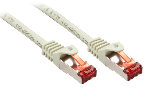 LINDY LINDY CAVO CAT.6 S/FTP  BASIC, GRIGIO CHIARO 2M - CAVI DI RETE | TecnoCARE.net Sabaudia, Latina, Terracina, San Felice Circeo e Pontinia
