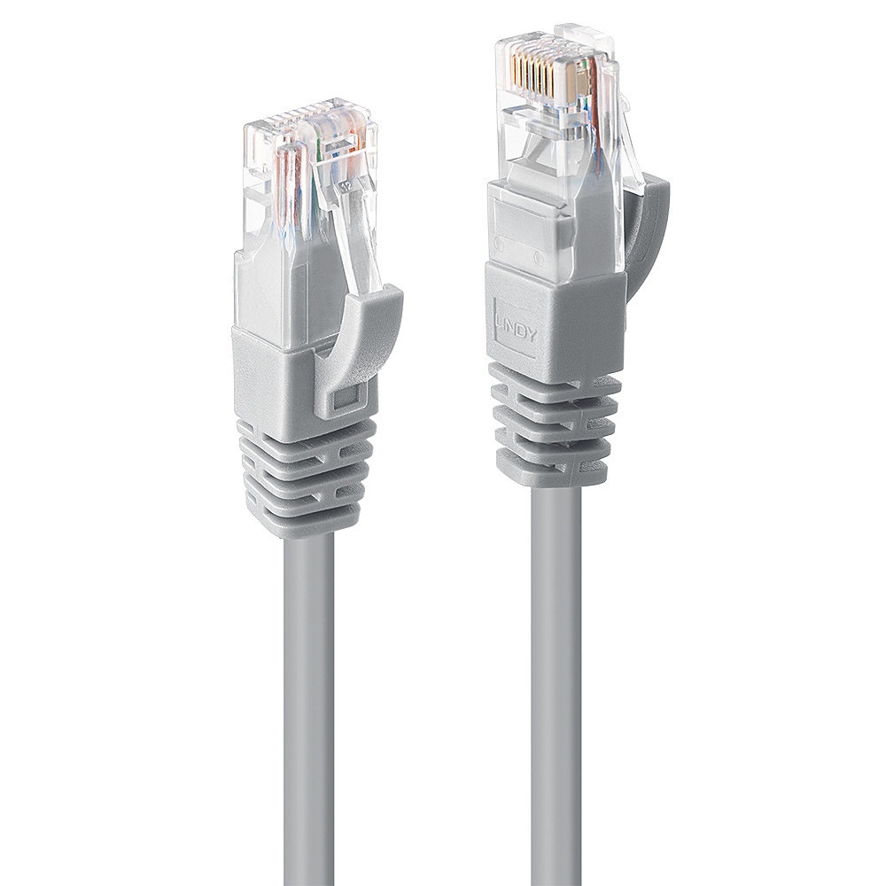 LINDY LINDY CAVO CAT.6 U/UTP GRIGIO 2M - CAVI DI RETE | TecnoCARE.net Sabaudia, Latina, Terracina, San Felice Circeo e Pontinia