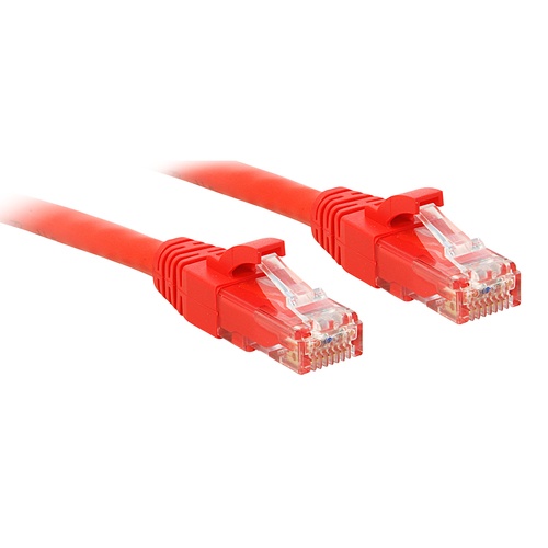 LINDY LINDY CAVO DI RETE CAT.6 U/UTP ROSSO, 2M - CAVI DI RETE | TecnoCARE.net Sabaudia, Latina, Terracina, San Felice Circeo e Pontinia
