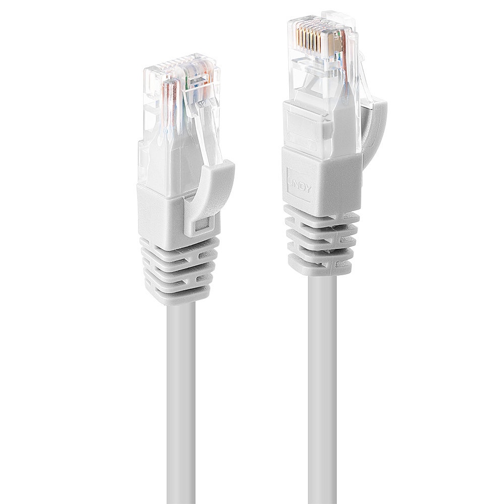LINDY LINDY CAVO DI RETE PATCH UTP CAT.6 2 MT CONNETTORE RJ45 GUAINA IN PVC BIANCO - CAVI DI RETE | TecnoCARE.net Sabaudia, Latina, Terracina, San Felice Circeo e Pontinia