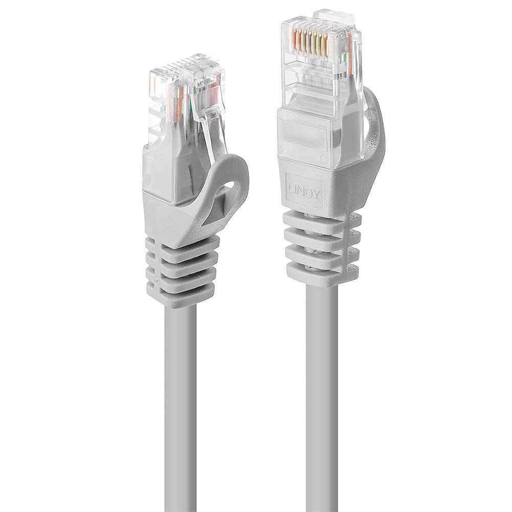LINDY LINDY CAVO DI RETE CAT.6 U UTP BASIC 3MT CONNETTORE RJ45 NON SCHERMATO GRIGIO - CAVI DI RETE | TecnoCARE.net Sabaudia, Latina, Terracina, San Felice Circeo e Pontinia